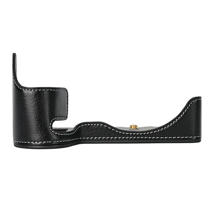 For Nikon Z 6 / Z 6II Textured Leather Camera Bag Bottom Case Easy to Replace Battery