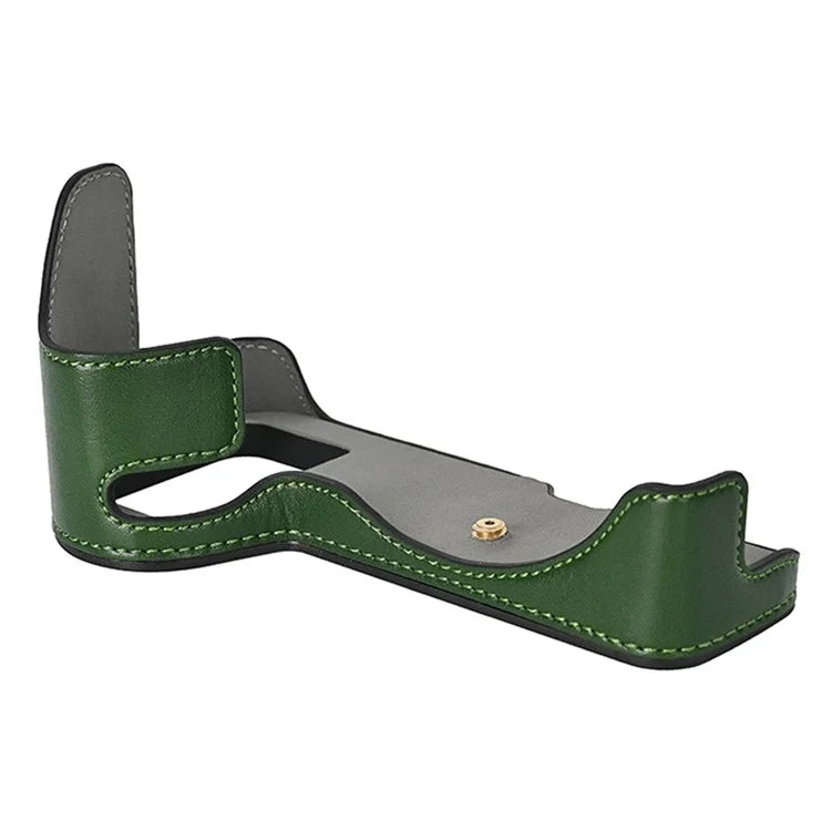 For Nikon Z 6 / Z 6II Textured Leather Camera Bag Bottom Case Easy to Replace Battery