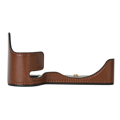 For Nikon Z 6 / Z 6II Textured Leather Camera Bag Bottom Case Easy to Replace Battery