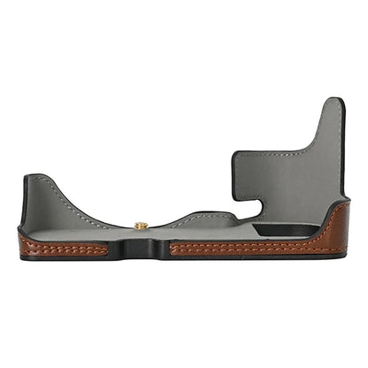 For Nikon Z 6 / Z 6II Textured Leather Camera Bag Bottom Case Easy to Replace Battery