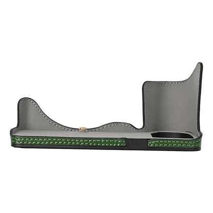 For Panasonic Lumix S5 / S5 II Leather Camera Half Cover Bottom Case with Battery Opening