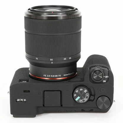 For Sony A7C II / A7CR Textured Case Anti-Scratch Silicone Cover Camera Sleeve