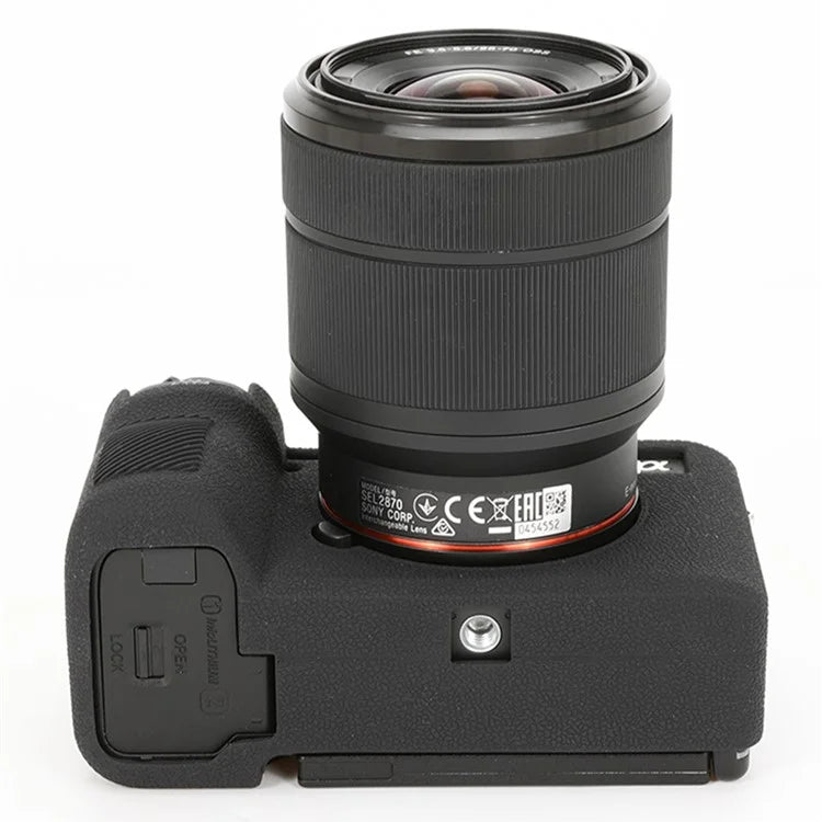 For Sony A7C II / A7CR Textured Case Anti-Scratch Silicone Cover Camera Sleeve
