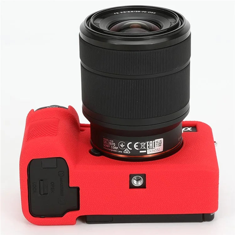 For Sony A7C II / A7CR Textured Case Anti-Scratch Silicone Cover Camera Sleeve