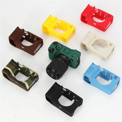 For Sony A7C II / A7CR Textured Case Anti-Scratch Silicone Cover Camera Sleeve