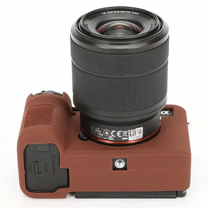 For Sony A7C II / A7CR Textured Case Anti-Scratch Silicone Cover Camera Sleeve