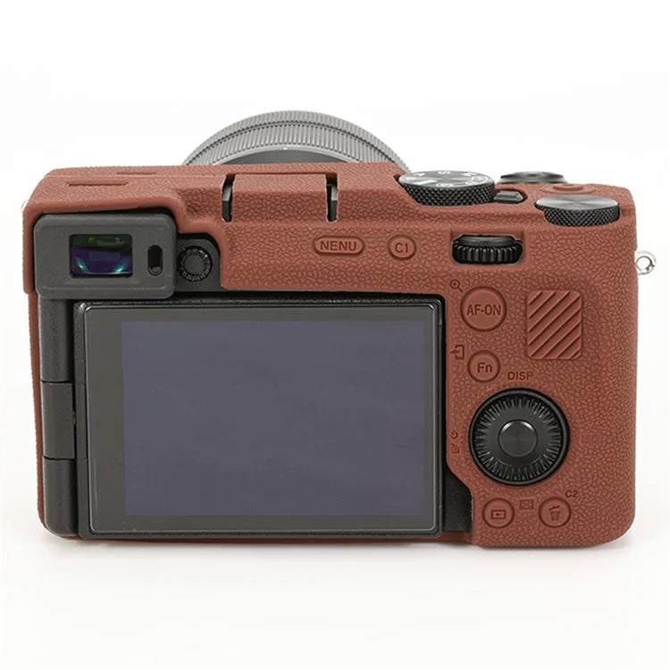 For Sony A7C II / A7CR Textured Case Anti-Scratch Silicone Cover Camera Sleeve