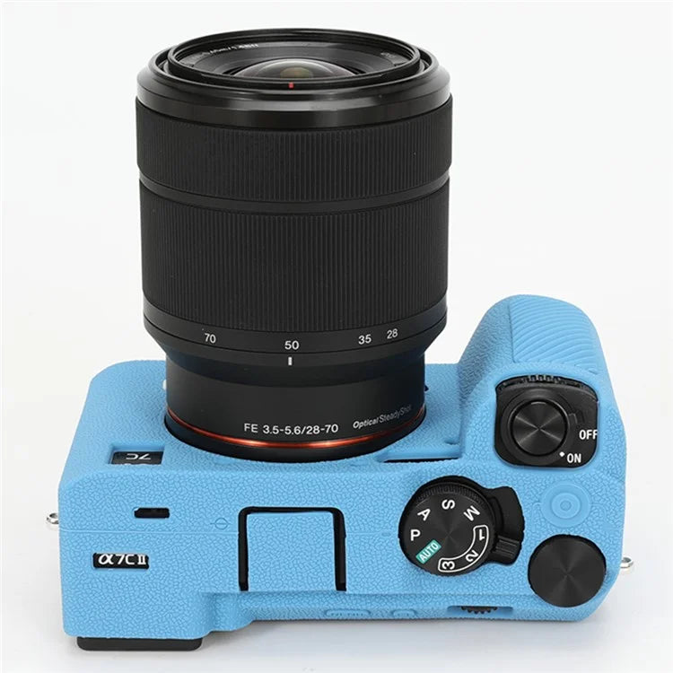 For Sony A7C II / A7CR Textured Case Anti-Scratch Silicone Cover Camera Sleeve