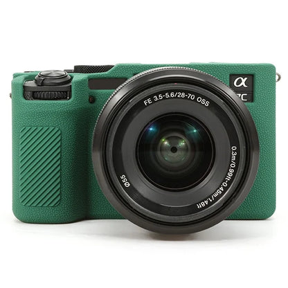 For Sony A7C II / A7CR Textured Case Anti-Scratch Silicone Cover Camera Sleeve