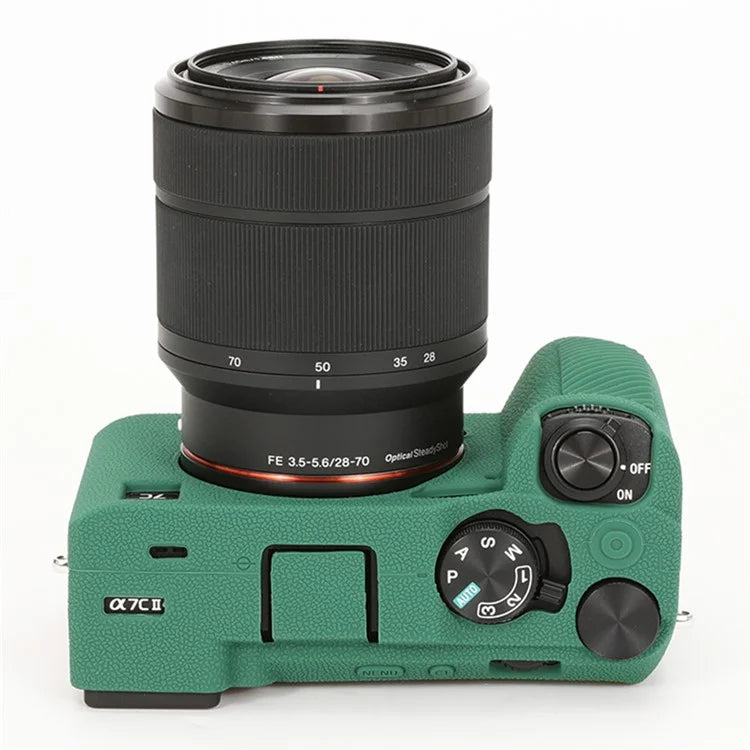 For Sony A7C II / A7CR Textured Case Anti-Scratch Silicone Cover Camera Sleeve