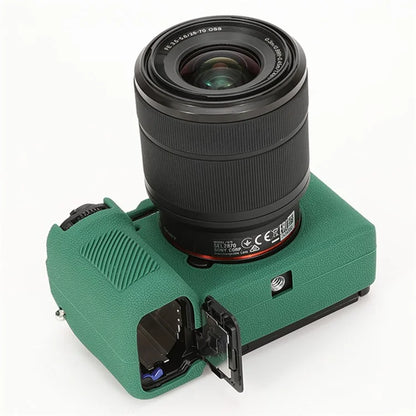 For Sony A7C II / A7CR Textured Case Anti-Scratch Silicone Cover Camera Sleeve