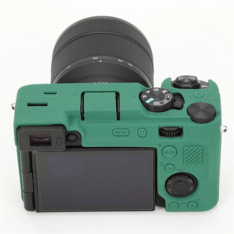For Sony A7C II / A7CR Textured Case Anti-Scratch Silicone Cover Camera Sleeve
