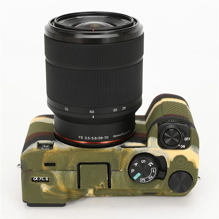 For Sony A7C II / A7CR Textured Case Anti-Scratch Silicone Cover Camera Sleeve