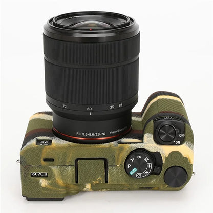 For Sony A7C II / A7CR Textured Case Anti-Scratch Silicone Cover Camera Sleeve
