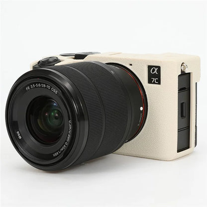 For Sony A7C II / A7CR Textured Case Anti-Scratch Silicone Cover Camera Sleeve
