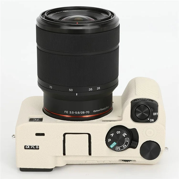 For Sony A7C II / A7CR Textured Case Anti-Scratch Silicone Cover Camera Sleeve