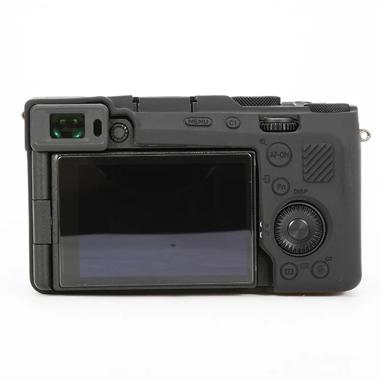 For Sony A7C II / A7CR Anti-Drop Camera Cover Glossy Silicone Protective Case