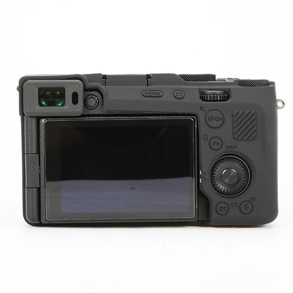 For Sony A7C II / A7CR Anti-Drop Camera Cover Glossy Silicone Protective Case