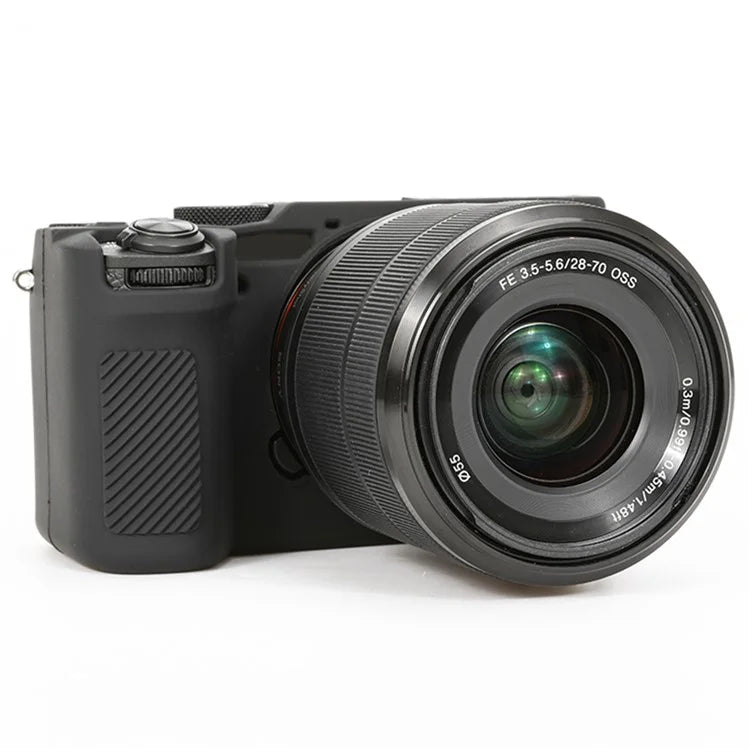 For Sony A7C II / A7CR Anti-Drop Camera Cover Glossy Silicone Protective Case