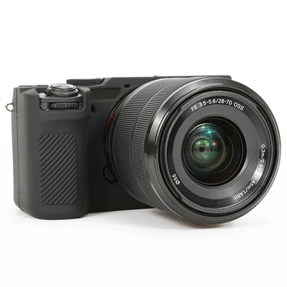 For Sony A7C II / A7CR Anti-Drop Camera Cover Glossy Silicone Protective Case