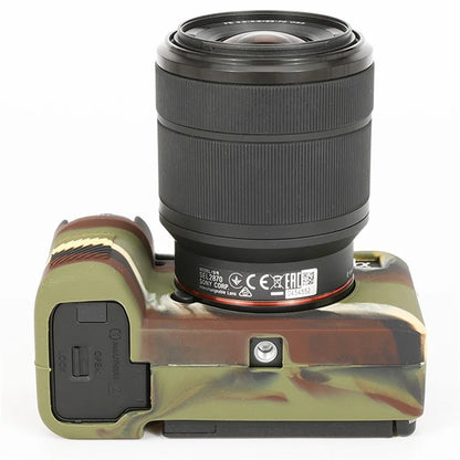 For Sony A7C II / A7CR Anti-Drop Camera Cover Glossy Silicone Protective Case