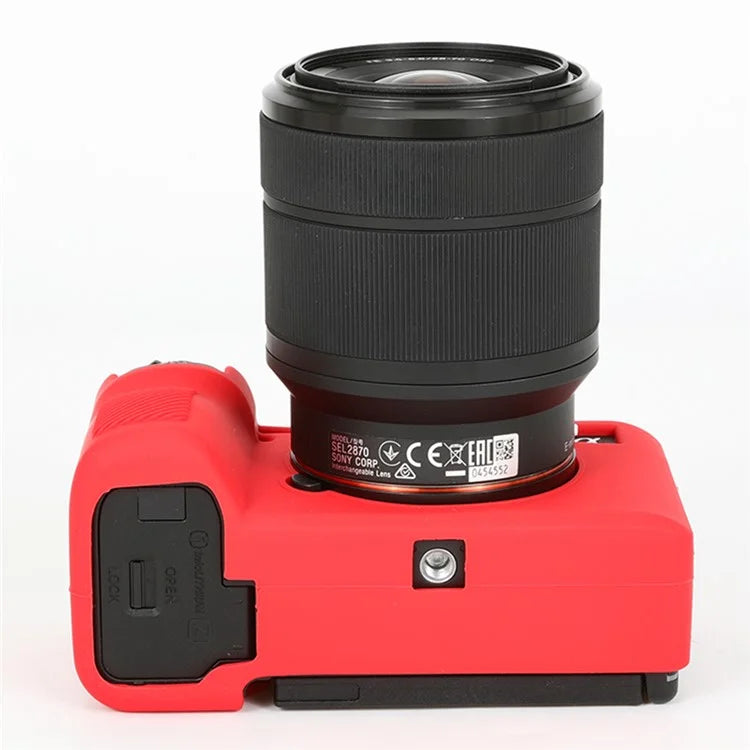 For Sony A7C II / A7CR Anti-Drop Camera Cover Glossy Silicone Protective Case