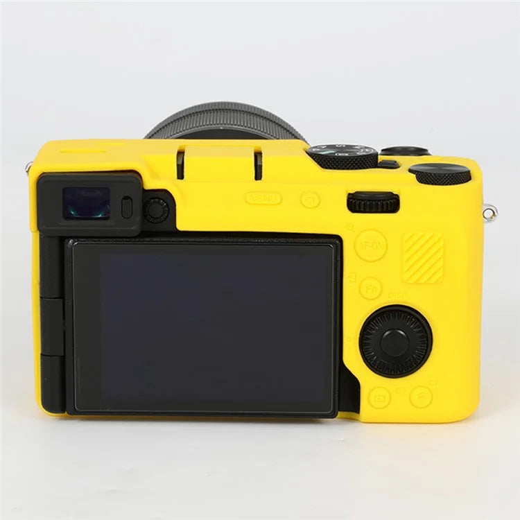 For Sony A7C II / A7CR Anti-Drop Camera Cover Glossy Silicone Protective Case