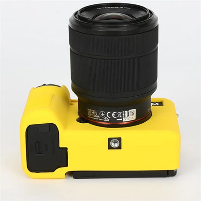 For Sony A7C II / A7CR Anti-Drop Camera Cover Glossy Silicone Protective Case