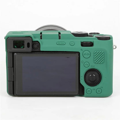 For Sony A7C II / A7CR Anti-Drop Camera Cover Glossy Silicone Protective Case