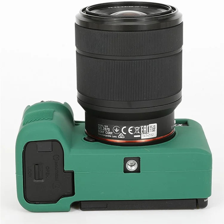 For Sony A7C II / A7CR Anti-Drop Camera Cover Glossy Silicone Protective Case