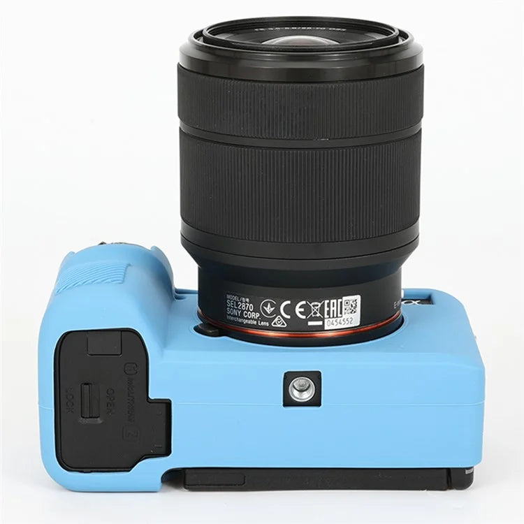For Sony A7C II / A7CR Anti-Drop Camera Cover Glossy Silicone Protective Case