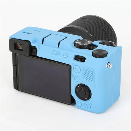For Sony A7C II / A7CR Anti-Drop Camera Cover Glossy Silicone Protective Case