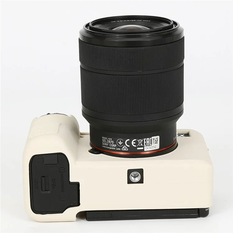 For Sony A7C II / A7CR Anti-Drop Camera Cover Glossy Silicone Protective Case