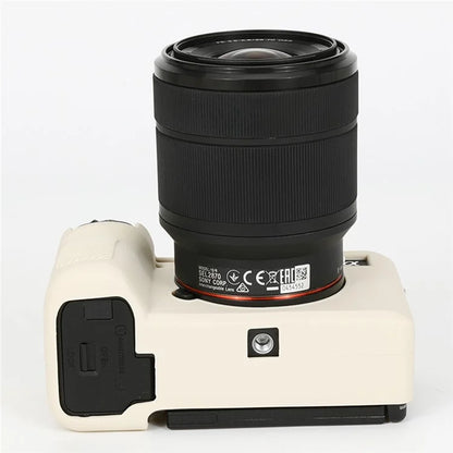 For Sony A7C II / A7CR Anti-Drop Camera Cover Glossy Silicone Protective Case