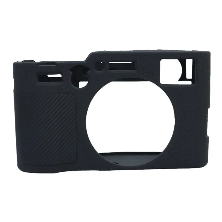 For Fujifilm X100VI Soft Silicone Case Litchi Texture Camera Protective Sleeve