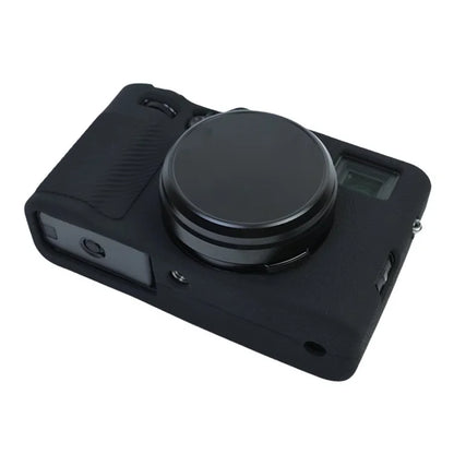 For Fujifilm X100VI Soft Silicone Case Litchi Texture Camera Protective Sleeve
