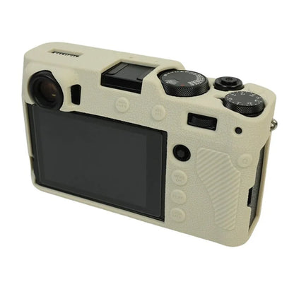 For Fujifilm X100VI Soft Silicone Case Litchi Texture Camera Protective Sleeve
