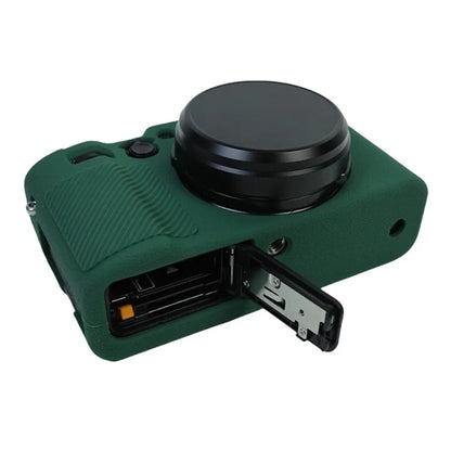 For Fujifilm X100VI Soft Silicone Case Litchi Texture Camera Protective Sleeve