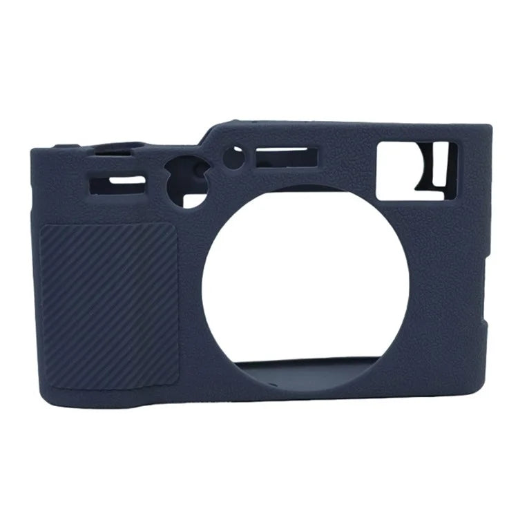 For Fujifilm X100VI Soft Silicone Case Litchi Texture Camera Protective Sleeve