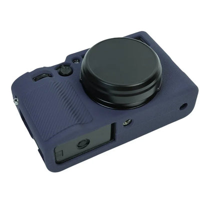 For Fujifilm X100VI Soft Silicone Case Litchi Texture Camera Protective Sleeve