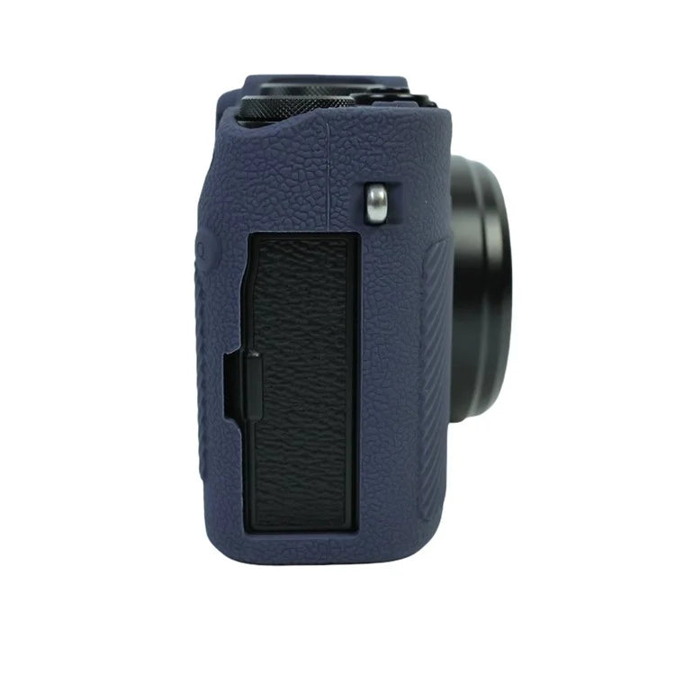 For Fujifilm X100VI Soft Silicone Case Litchi Texture Camera Protective Sleeve