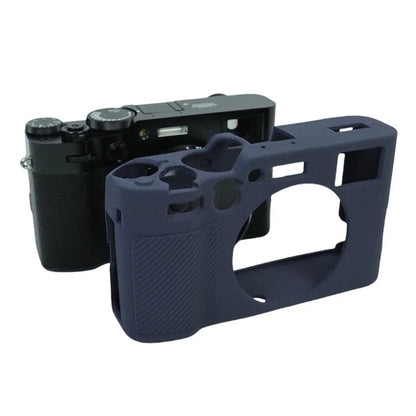 For Fujifilm X100VI Soft Silicone Case Litchi Texture Camera Protective Sleeve