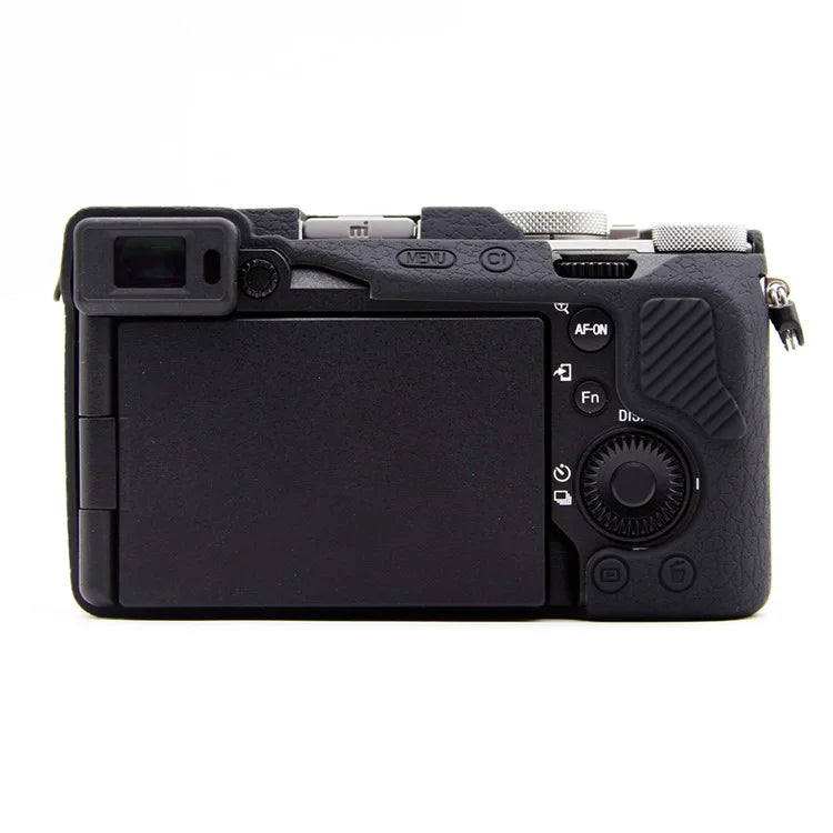 For Sony A7CR / A7C II Litchi Texture Silicone Protective Case Anti-Collision Camera Cover