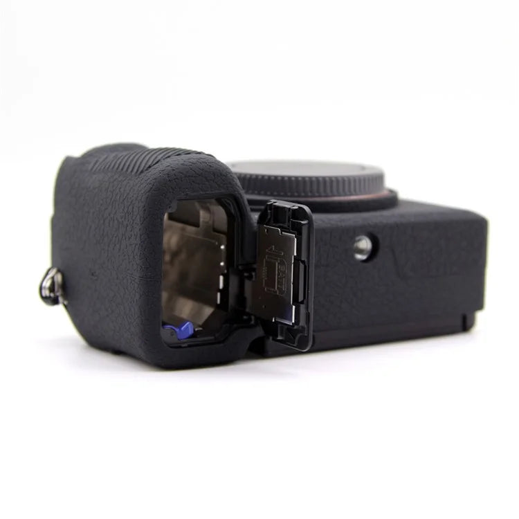 For Sony A7CR / A7C II Litchi Texture Silicone Protective Case Anti-Collision Camera Cover