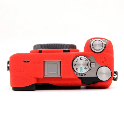 For Sony A7CR / A7C II Litchi Texture Silicone Protective Case Anti-Collision Camera Cover
