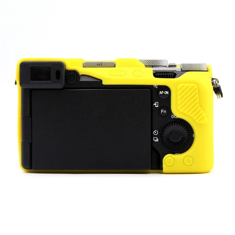 For Sony A7CR / A7C II Litchi Texture Silicone Protective Case Anti-Collision Camera Cover