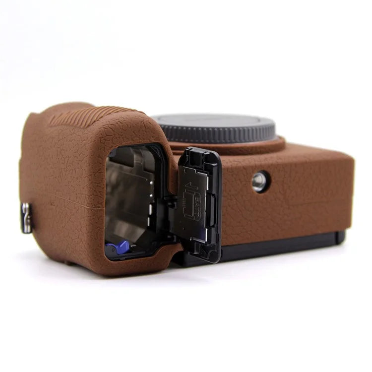For Sony A7CR / A7C II Litchi Texture Silicone Protective Case Anti-Collision Camera Cover