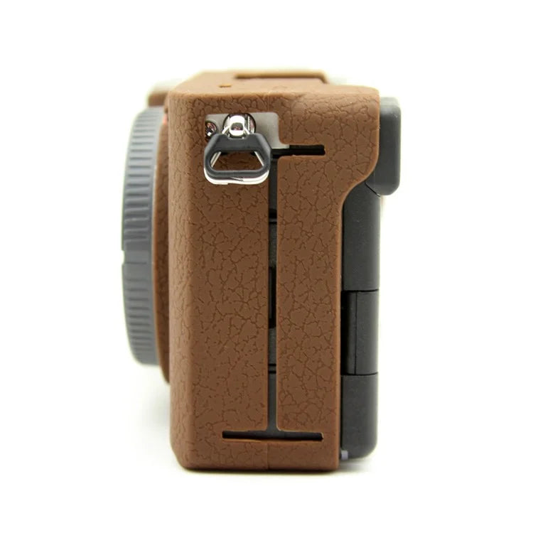 For Sony A7CR / A7C II Litchi Texture Silicone Protective Case Anti-Collision Camera Cover