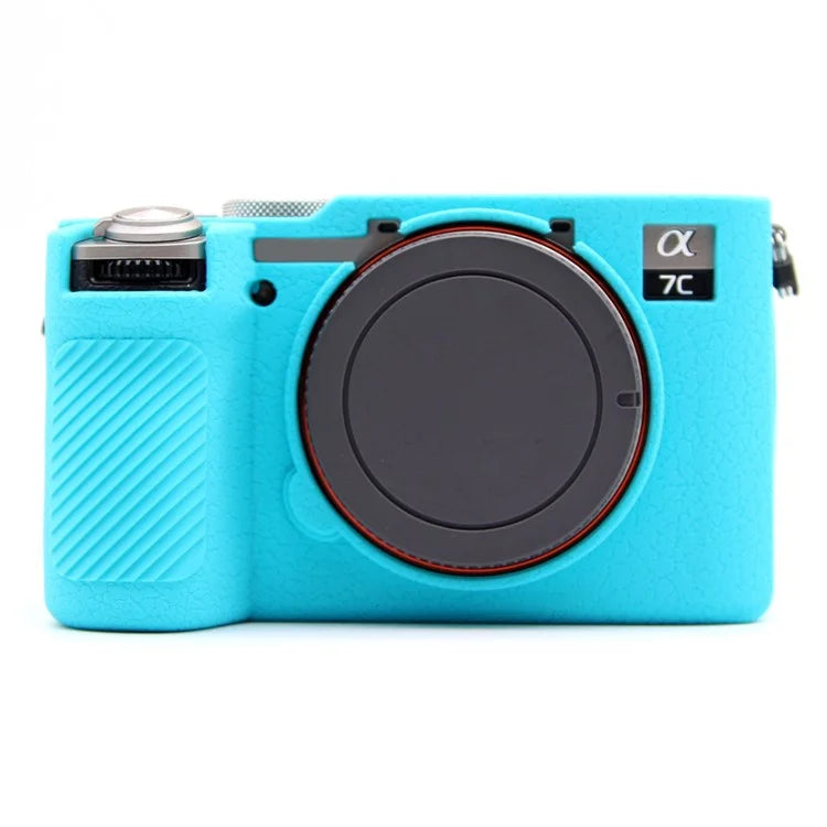 For Sony A7CR / A7C II Litchi Texture Silicone Protective Case Anti-Collision Camera Cover