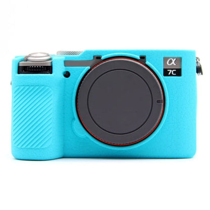 For Sony A7CR / A7C II Litchi Texture Silicone Protective Case Anti-Collision Camera Cover